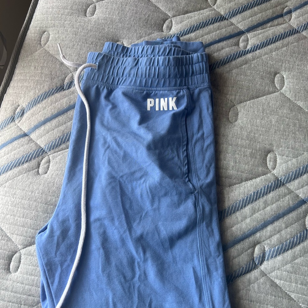 Pink High Wasted Cuffed Joggers